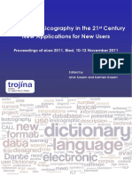 Electronic Lexicography in The 21st Century