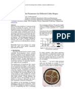 Calculation of Cable Parameters For Different Cable Shapes