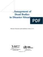 Management of Dead Bodies in Disaster Situations PDF