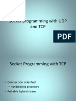 Socket Programming With UDP and TCP