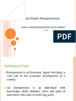 Entrepreneurship Development