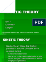 Kinetic Theory: Unit 7 Chemistry Langley