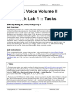 CCIE Voice Volume II Mock Lab 1:: Tasks: Difficulty Rating (1:lowest, 10:highest) : 8 Lab Overview