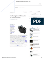 Interfacing Servo Motor With PIC Microcontroller - MikroC