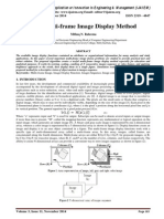 New Multi-Frame Image Display Method