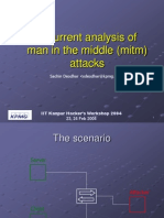 A Current Analysis of Man in The Middle (Mitm) Attacks