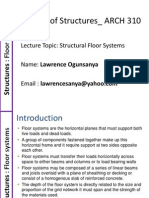 Theory of Structures - Floor Systems