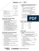 Grammar Vocabulary 1star Unit1