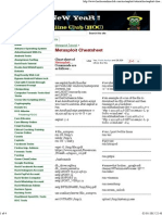 Metasploit Cheatsheet - HackersOnlineClub