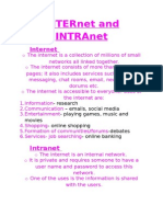 Internet and Intranet