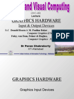 Graphics Hardware: Input & Output Devices