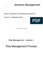 Risk Management Section 1