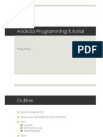 Android Programming Tutorial: Rong Zheng