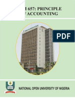 BHM 657 Principles of Accounting I