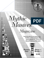 Dangerous Journeys Mythus Master Newsletter