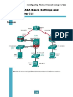 Lab05 - Configuring ASA Basic Settings and Firewall Using CLI