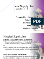 Hospital Supply, Inc Case 16-1