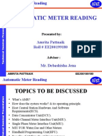 Automatic Meter Reading: Amrita Pattnaik Roll # EE200199180