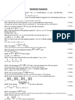 Quadritic Equation