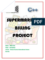 Supermarket Billing Project