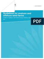 Guidelines For Onshore and Offshore Wind Farms