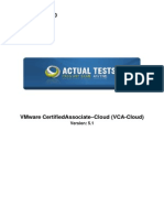 VMware VCA - Cloud Study Guide