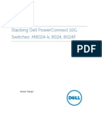 Stacking Dell PowerConnect 10G Switches M8024k 8024 8024F