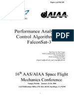 Performance Analysis of Contol Algorithms For FalconSat-3 - Vergez