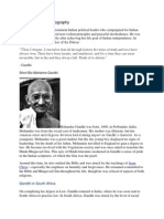 Mahatma Gandhi Biography