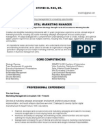 Digital Marketing Manager Resume - SRT