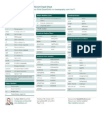 Javascript Cheat Sheet: by Via