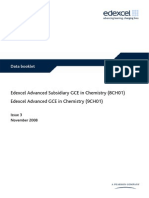 Chemistry Data Booklet PDF