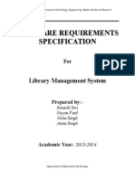 SRS of Library Management System