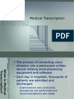 Medical Transcription (Medical Records)