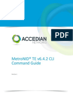 MetroNID TE v6.4.2 CLI Command Guide