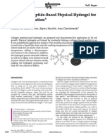 A Collagen Peptide-Based Physical Hydrogel For