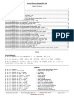 Kernel Debug Flags R77.10