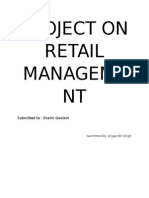 Project On Retail Management-Angadbirsingh