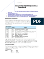 MARIE Assembly Language Programming Lab Report