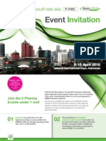 Event Invitation For CPhI, P-MEC, InnoPack South East Asia 2015