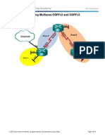 6.2.3.10 Lab - Troubleshooting Multiarea OSPFv2 and OSPFv3