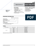 Ds2Y Relays: Features Typical Applications