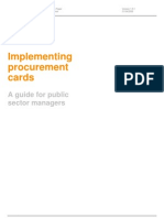 Implementing Purchase Cards 