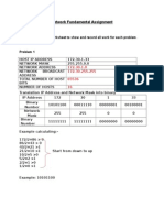 Assignment IP Address Task 1