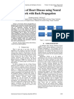 Prediction of Heart Disease Using Neural Network With Back Propagation