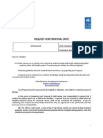 Request For Proposal (RFP) : Projects Within GEF/UNDP Project "Transforming The Market For Efficient Lighting"