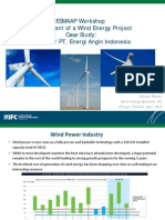 Development of A Wind Energy Project - Case Study Indonesia PDF