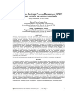 Artigo - Afinal, o Que É Business Process Management (BPM) Um Novo Conceito para Um Novo Contexto