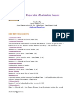 Preparation of Laboratory Reagent