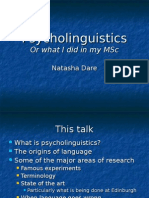 Psycholinguistics